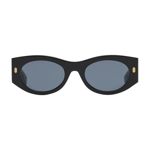 商品Fendi|【特惠8.7折】包邮包税【预售7天发货】 FENDI芬迪 女士 太阳眼镜 FENDI Roma 眼镜  FEN77E9JBCK,价格¥2794,第1张图片
