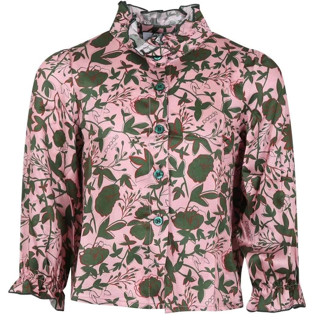 商品Paade Mode|Pink Shirt For Girl With Print,价格¥1117,第1张图片