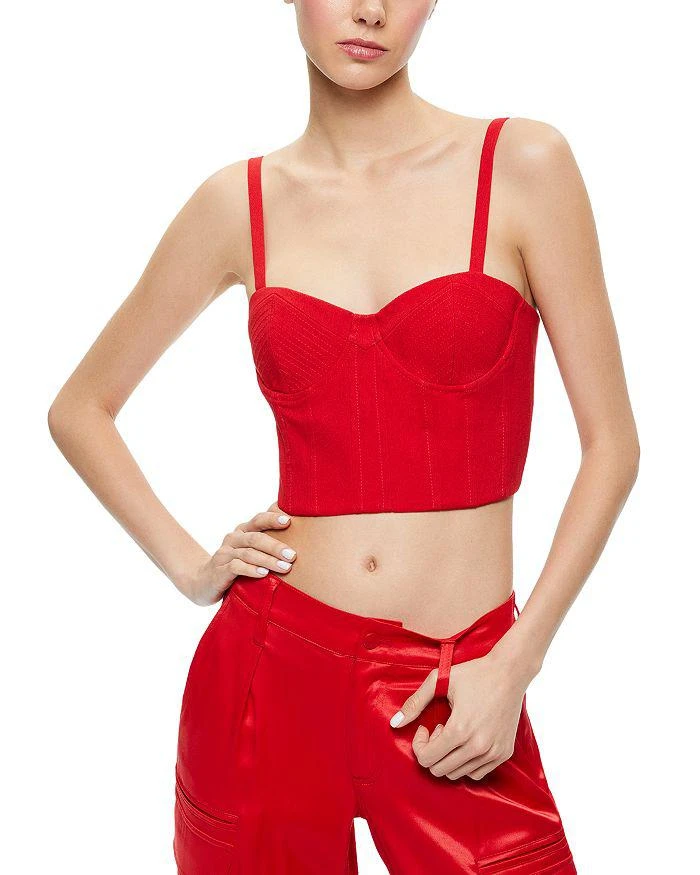商品Alice + Olivia|Adara Bustier Top,价格¥658,第1张图片