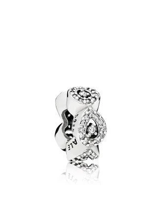 商品PANDORA|Sterling Silver & Cubic Zirconia Cascading Glamour Spacer,价格¥260,第1张图片