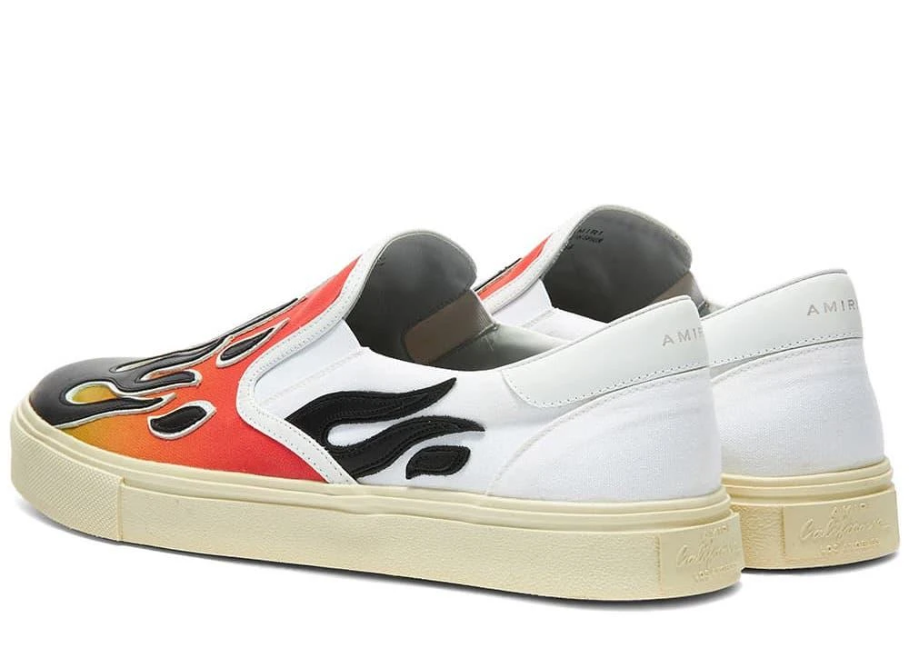 商品AMIRI|AMIRI Flame Slip On Sneakers,价格¥3637,第3张图片详细描述