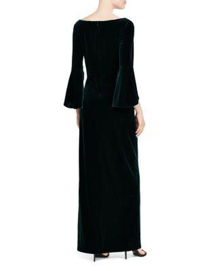 商品Ralph Lauren|Velvet Bell-Sleeve Gown,价格¥819,第2张图片详细描述