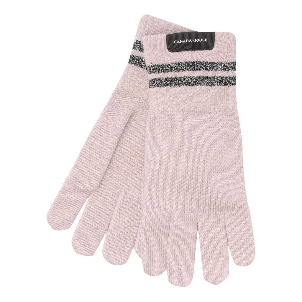 商品Canada Goose|Canada Goose Stripe-Detailed Knitted Gloves,价格¥1037,第1张图片