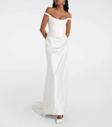 Bridal Camille satin gown 商品