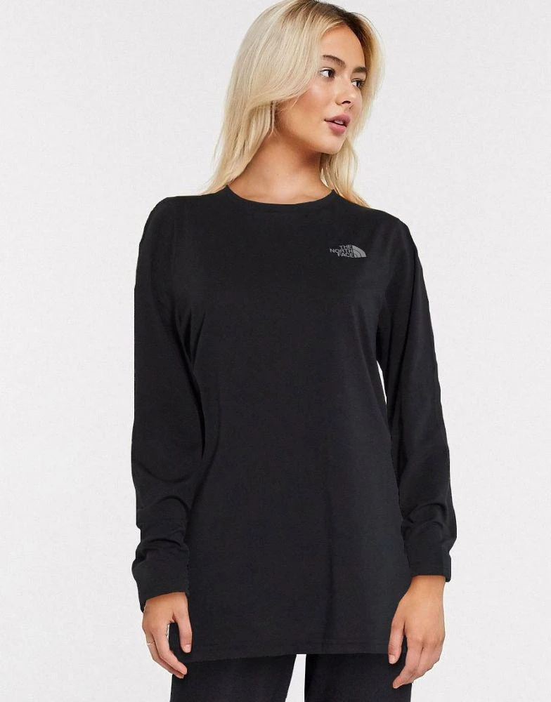 商品The North Face|The North Face Easy long sleeve t-shirt in black,价格¥169,第2张图片详细描述