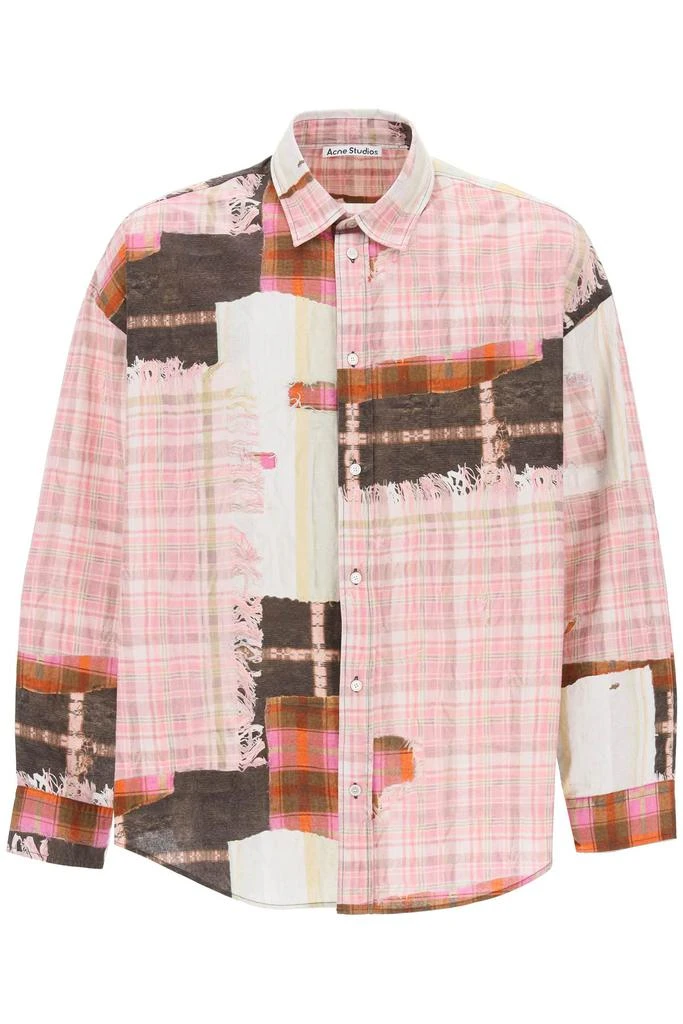 商品Acne Studios|Acne studios camicia oversize con stampa,价格¥2178,第1张图片