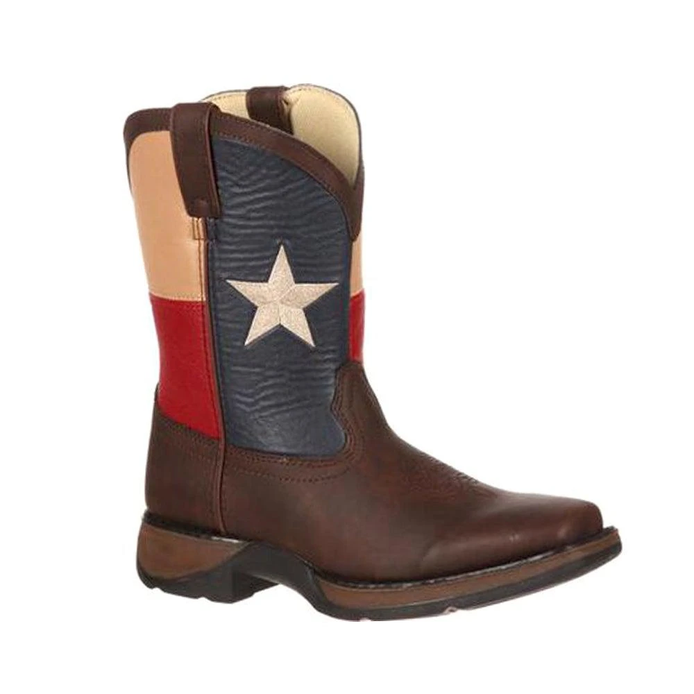 商品Durango|Texas Flag Wellington Square Toe Boot (Little Kid-Big Kid),价格¥591,第2张图片详细描述