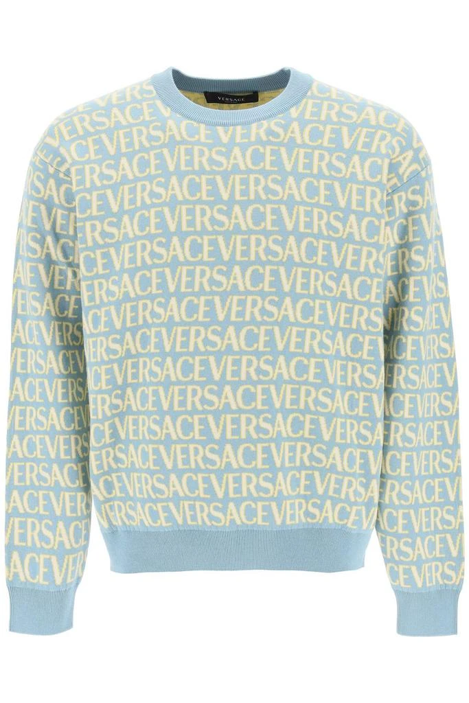 商品Versace|monogram cotton sweater,价格¥2366,第1张图片