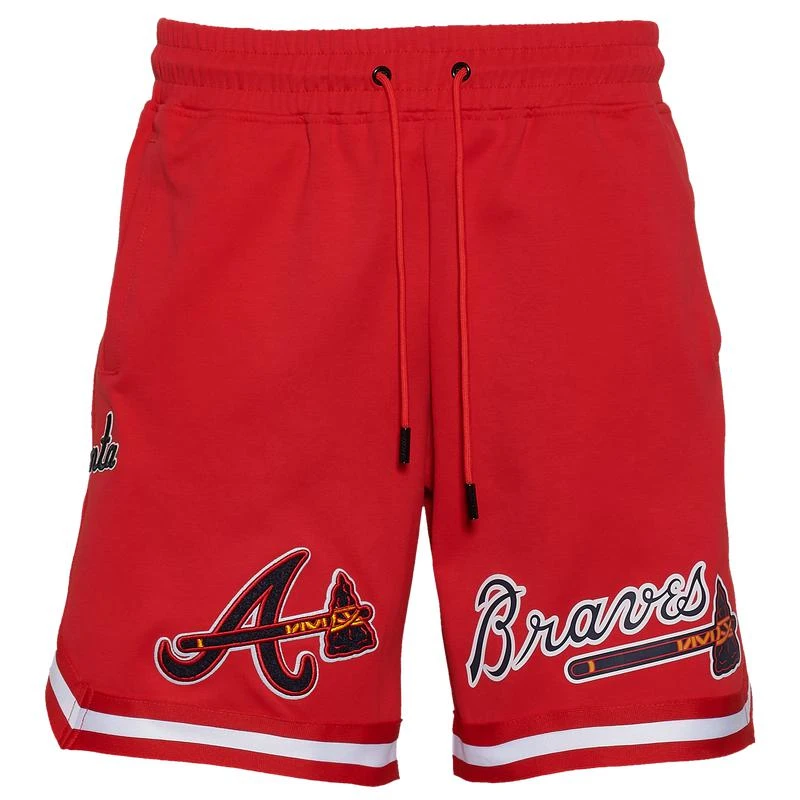 商品Pro Standard|Pro Standard Braves Team Logo Po Shorts - Men's,价格¥562,第2张图片详细描述