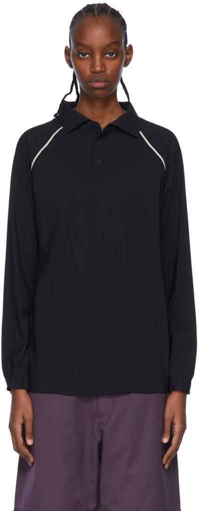 商品GR10K|Black Nylon Polo,价格¥590,第1张图片