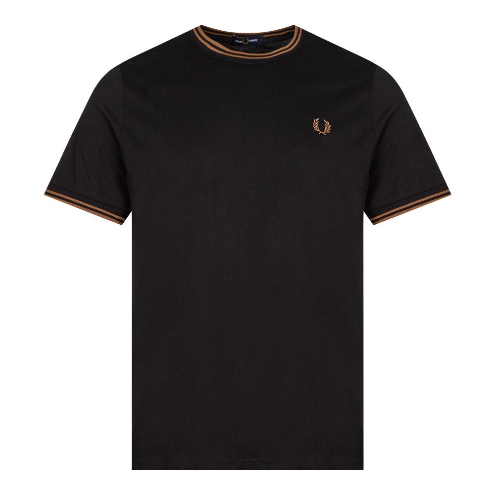 Fred Perry Twin Tipped T-Shirt - Black商品第1张图片规格展示