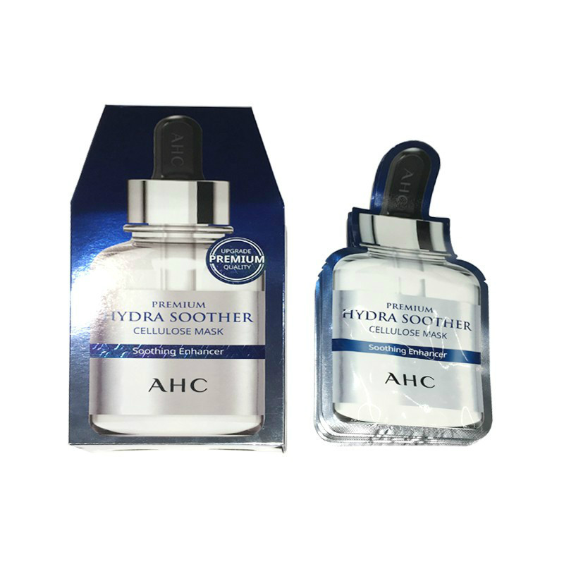 【包邮装】AHC 第三代B5玻尿酸蓝色面膜 27ml*5/盒商品第1张图片规格展示