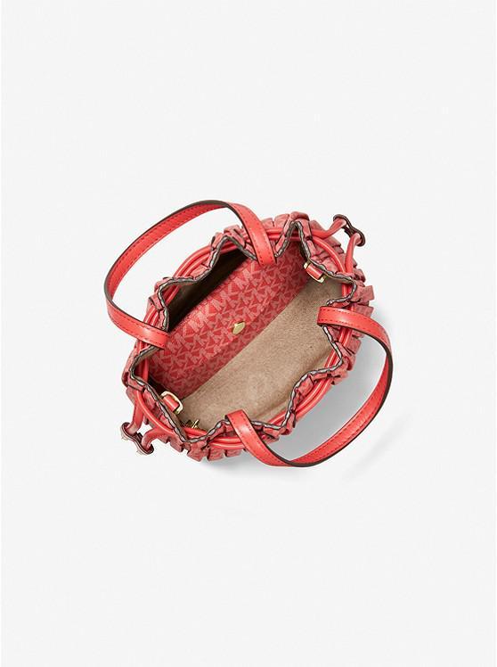商品Michael Kors|女式 Willa系列 超小号褶裥徽标托特包,价格¥798,第4张图片详细描述
