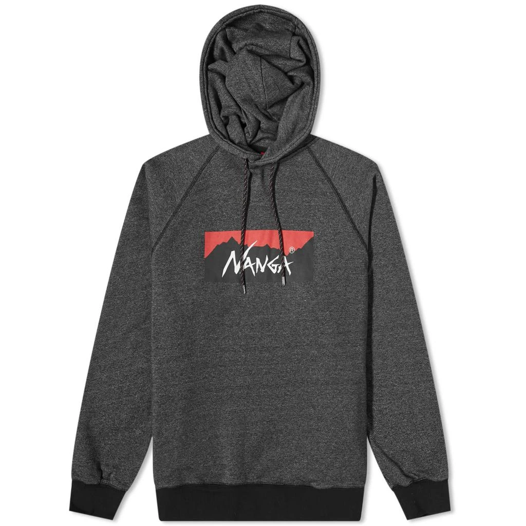 商品NANGA|NANGA Eco Hybrid Box Logo Hoodie,价格¥304,第1张图片