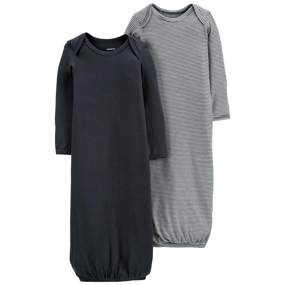 商品Carter's|Baby Boys PurelySoft Basic Comfy Sleep Gowns, Pack of 2,价格¥120,第1张图片