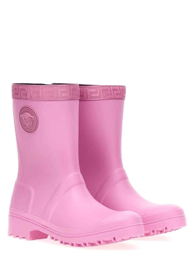 商品Versace|Versace Kids 'Greca' Rain Boots,价格¥2557,第1张图片