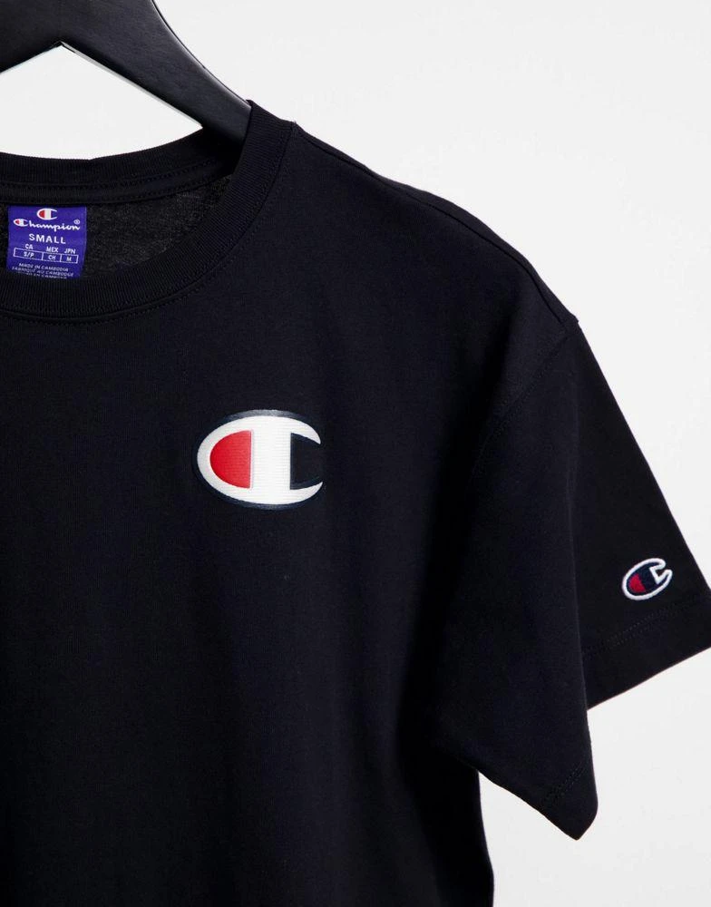 商品CHAMPION|Champion maxi t-shirt in black,价格¥153,第3张图片详细描述