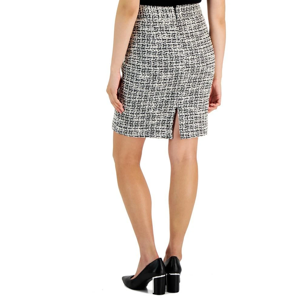 商品Tahari|Women's Bouclé Zip-Back Pencil Skirt,价格¥334,第2张图片详细描述