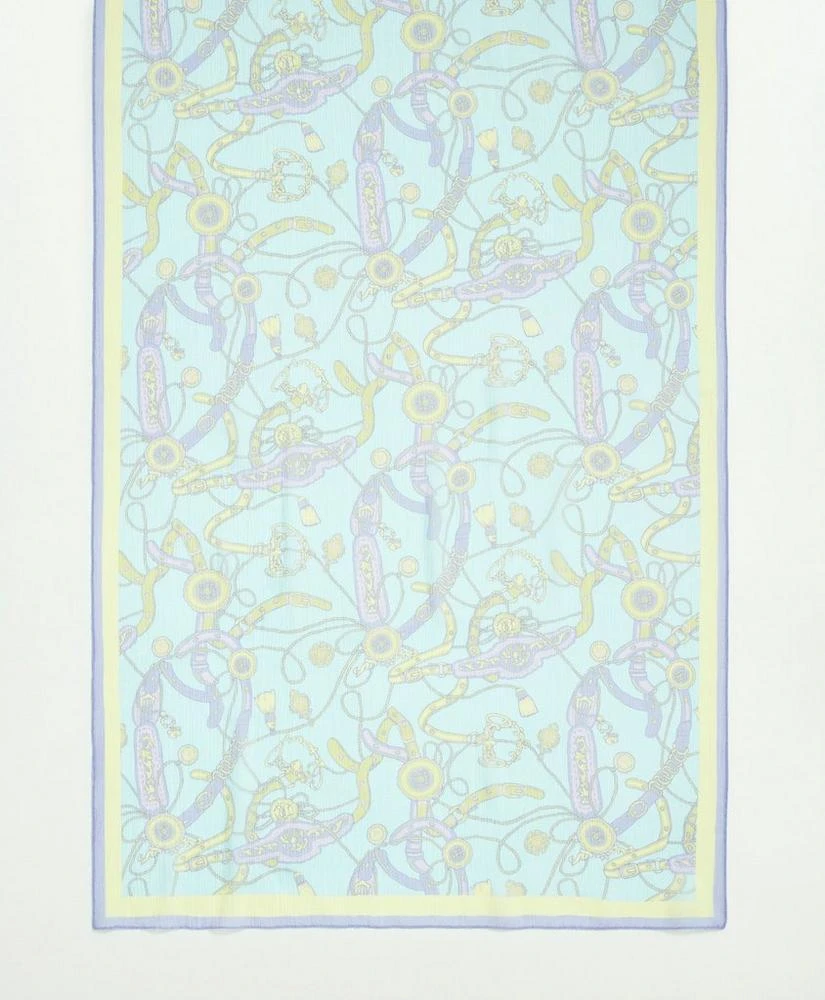 商品Brooks Brothers|Silk Crepe Chiffon Scarf,价格¥612,第2张图片详细描述
