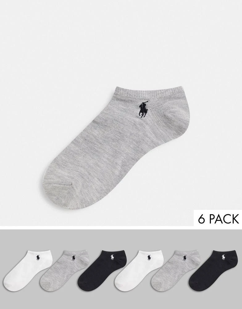 商品Ralph Lauren|Polo Ralph Lauren 6 pack ultra-low sport socks,价格¥312,第1张图片