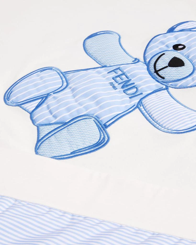 商品Fendi|Kid's Large Bear Logo Baby Blanket,价格¥1807,第2张图片详细描述
