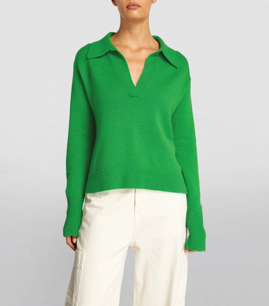 商品Lisa Yang|Cashmere Serena Polo Sweater,价格¥2679,第3张图片详细描述