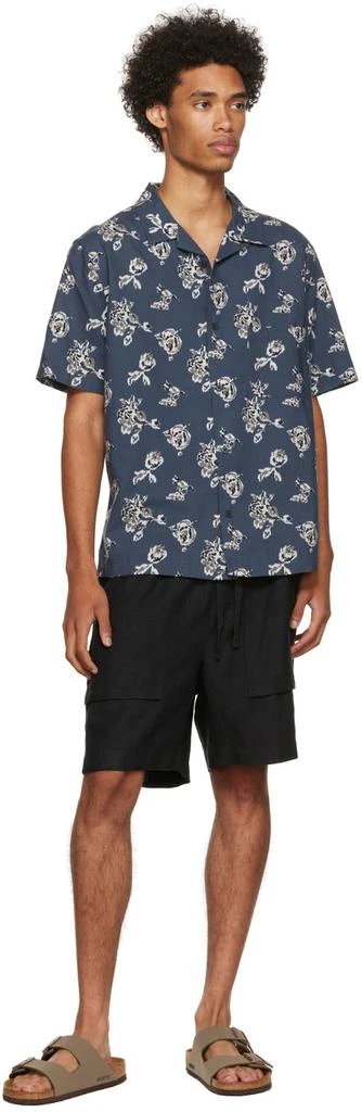 商品Vince|蓝色 Ikat Floral Print 衬衫,价格¥2806,第4张图片详细描述