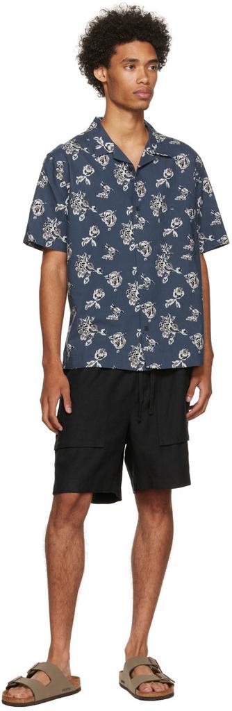 商品Vince|蓝色 Ikat Floral Print 衬衫,价格¥2611,第6张图片详细描述