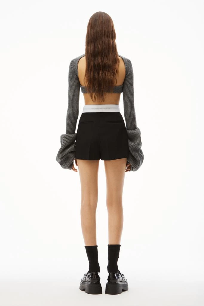 HIGH-WAISTED PLEATED SHORT IN TWILL 商品
