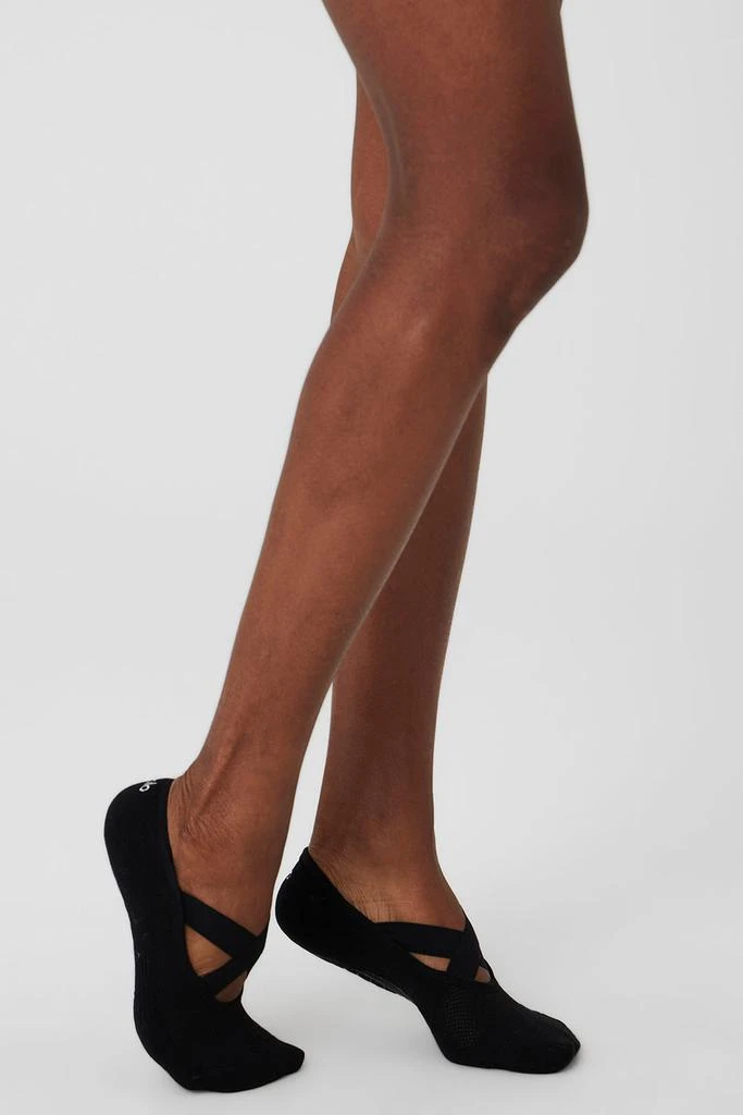 商品Alo|Women's Pivot Barre Sock - Dove Grey Heather,价格¥181,第1张图片