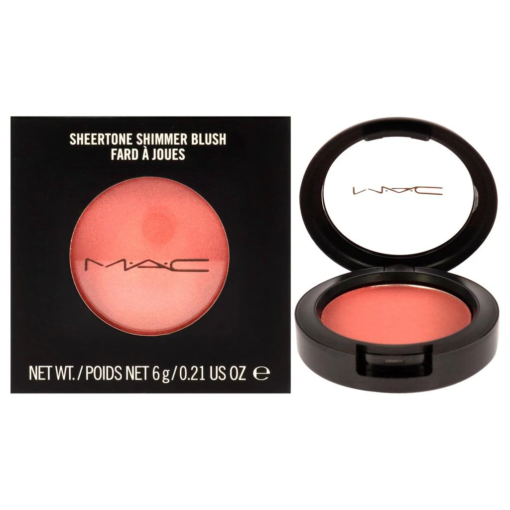 商品MAC|Sheertone Shimmer Blush - Peachykeen by MAC for Women - 0.21 oz Blush,价格¥477,第1张图片