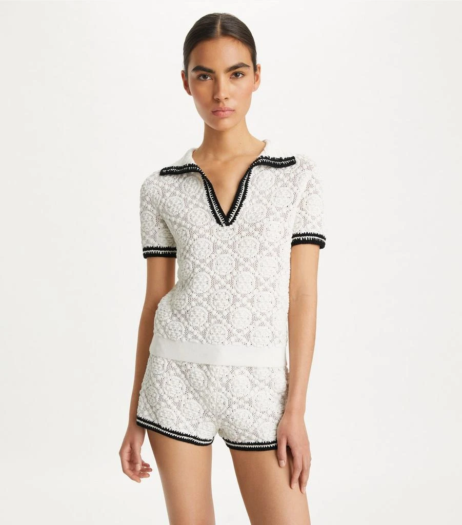 商品Tory Burch|Pointelle Knitted Shorts,价格¥1638,第5张图片详细描述