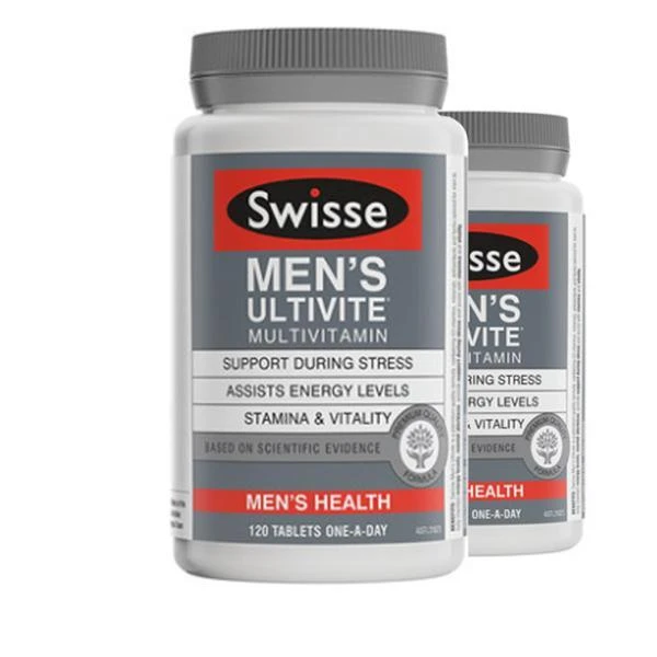 商品Swisse|澳洲Swisse男士综合复合维生素片120片*2,价格¥447,第1张图片