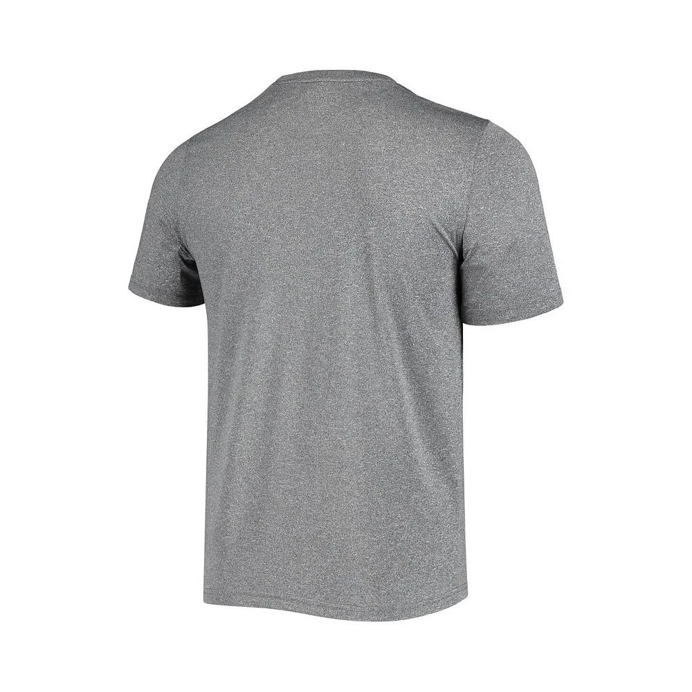 商品CHAMPION|Men's Gray Miami Hurricanes Slash Stack T-shirt,价格¥187,第3张图片详细描述