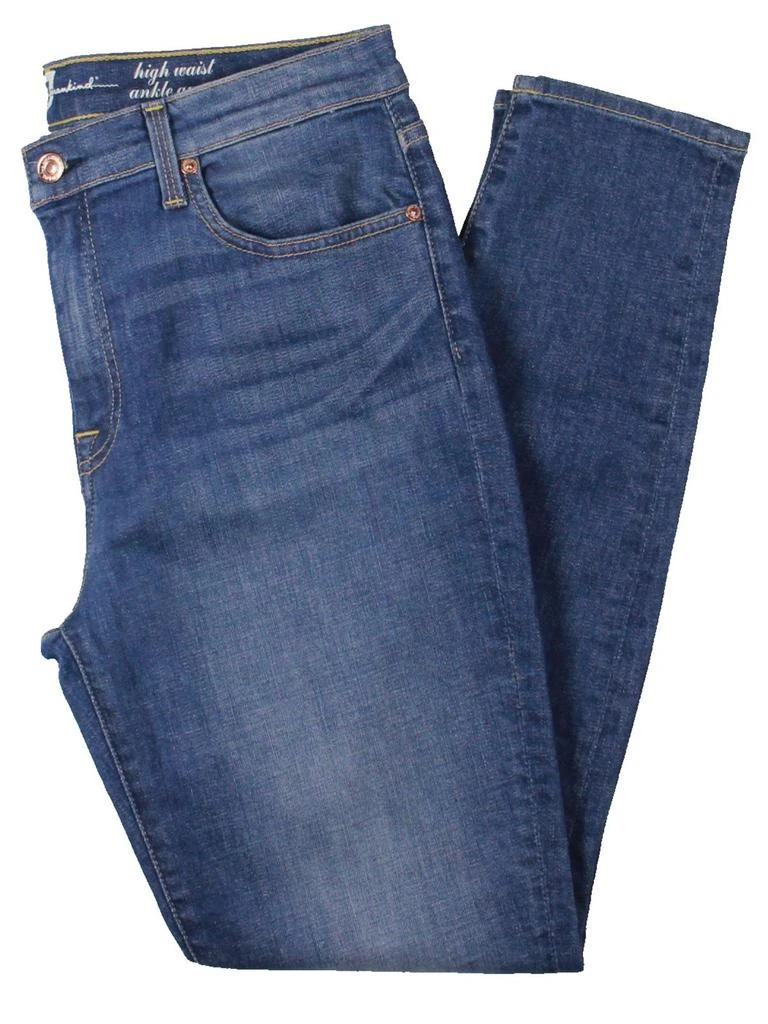 商品7 For All Mankind|Gwenevere Womens Denim High Waist Ankle Jeans,价格¥545,第1张图片