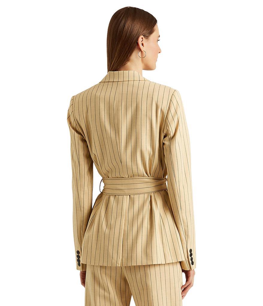 商品Ralph Lauren|Petite Striped Wool Crepe Blazer,价格¥1033,第4张图片详细描述