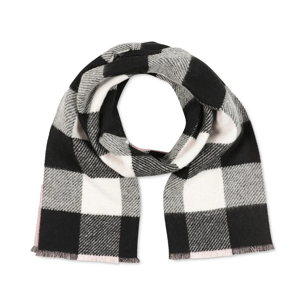 商品Kate Spade|Women's Buffalo Check Logo Wool Scarf,价格¥901,第1张图片