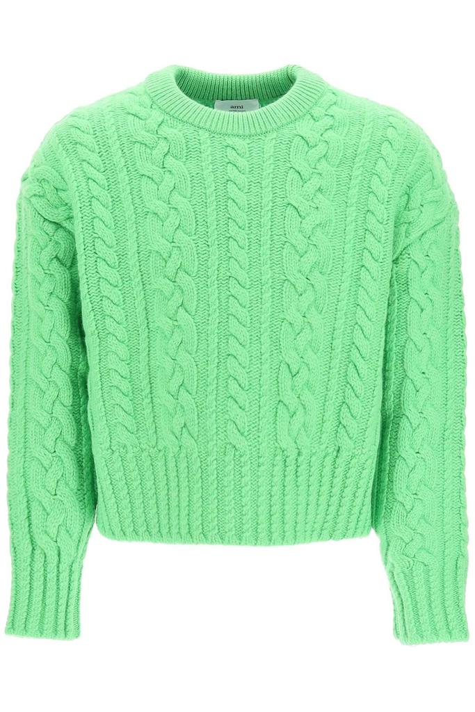 CABLE KNIT WOOL SWEATER商品第1张图片规格展示
