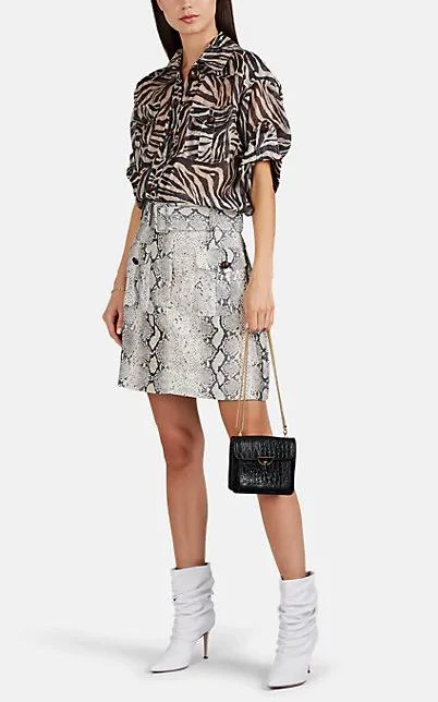 商品Zimmermann|Python-Print Linen Miniskirt,价格¥1215,第2张图片详细描述