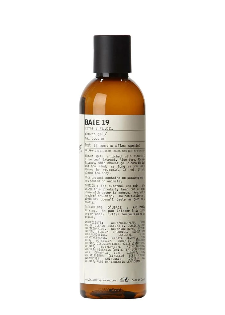 商品Le Labo|Baie 19 Shower Gel 237ml,价格¥457,第1张图片