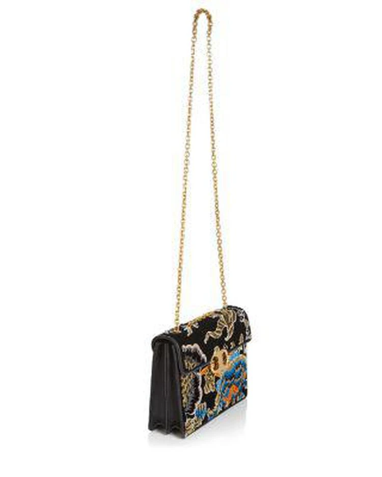 商品Tory Burch|Gemini Link Mixed Floral Print Velvet Crossbody,价格¥3951,第4张图片详细描述