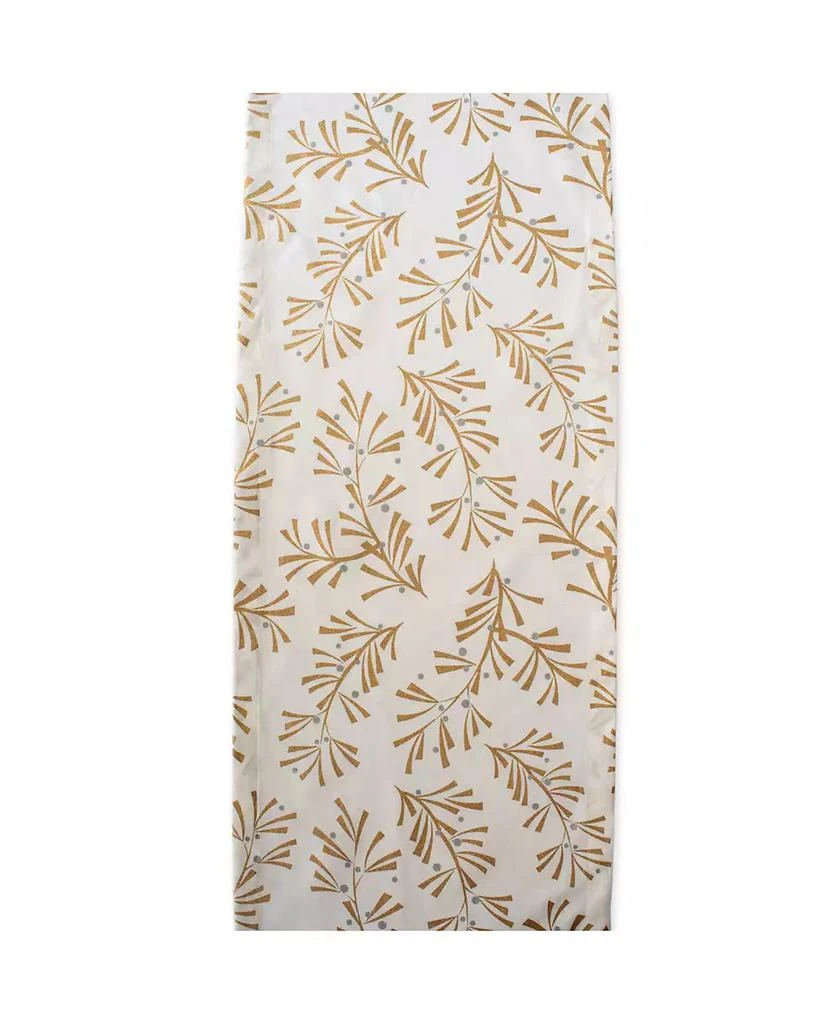 商品Design Imports|Metallic Holly Leaves Table Runner,价格¥314,第2张图片详细描述