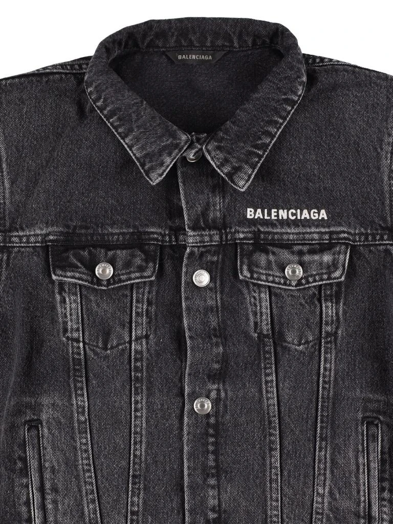 商品Balenciaga|Oversize Cotton Denim Jacket,价格¥6351,第1张图片