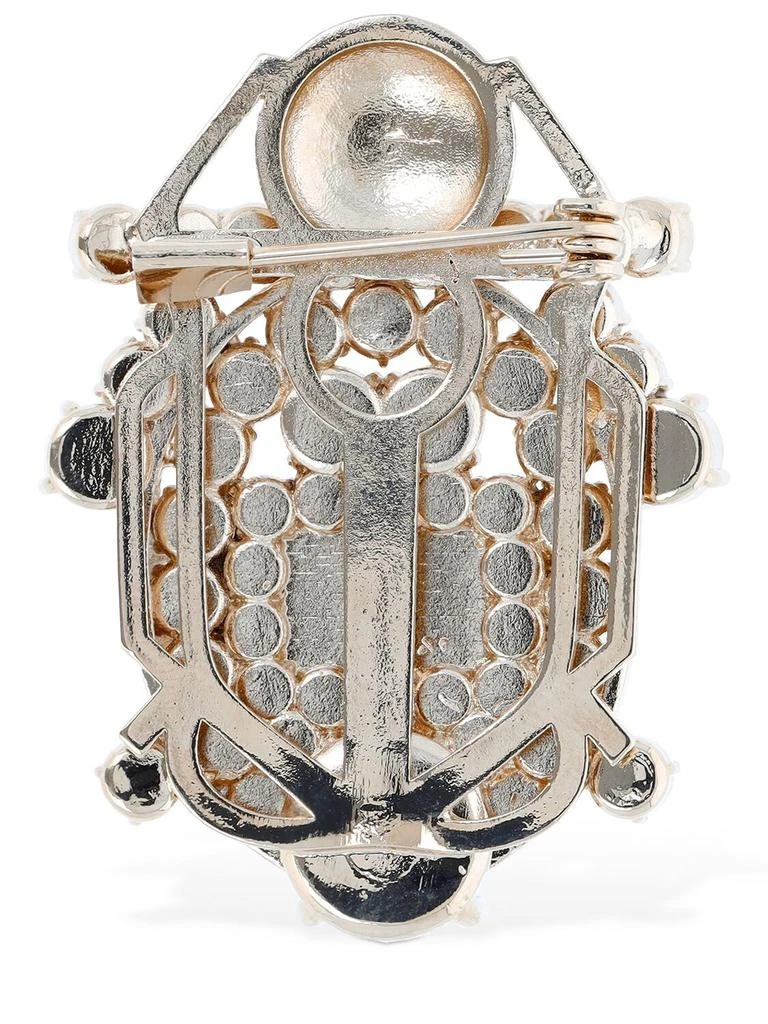 商品Balmain|Beetle Crystal Brooch,价格¥4650,第1张图片详细描述