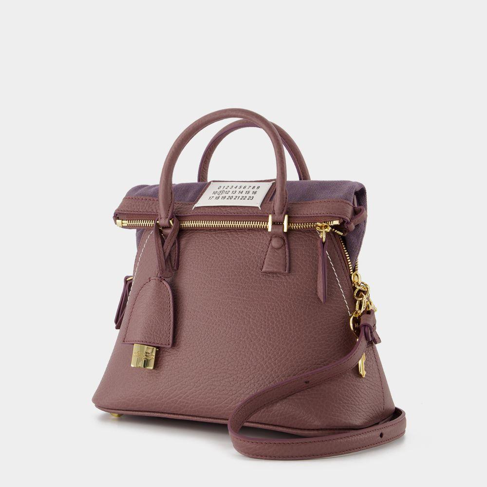 商品MAISON MARGIELA|5Ac Classic Mini Bag in Pink Leather,价格¥18777,第4张图片详细描述