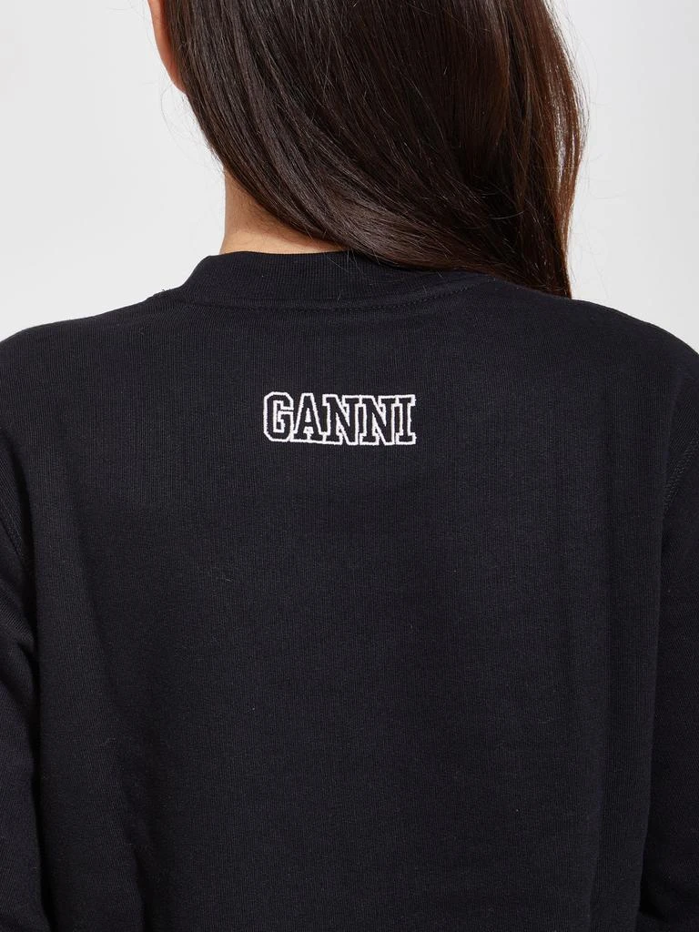 商品Ganni|Black sweatshirt with logo,价格¥499,第3张图片详细描述