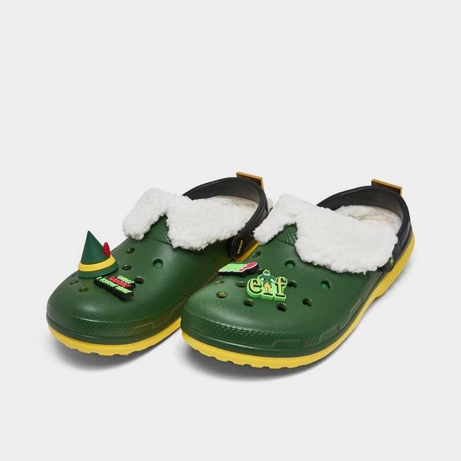 商品Crocs|Big Kids' Crocs x Elf Classic Lined Clog Shoes,价格¥110,第2张图片详细描述