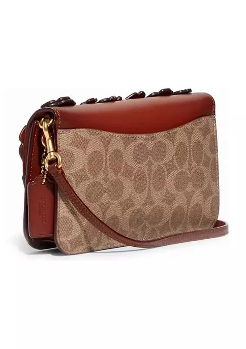 商品Coach|Hayden Crossbody In Signature Canvas With Tea Rose,价格¥726,第3张图片详细描述