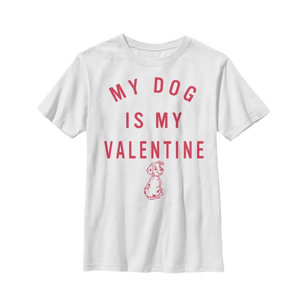Boy's One Hundred and One Dalmatians My Dog is My Valentine  Child T-Shirt商品第1张图片规格展示
