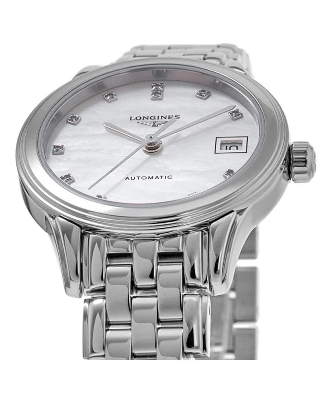 商品Longines|Longines Flagship Automatic Mother of Pearl Diamond Dial  Women's Watch L4.274.4.87.6,价格¥11075,第2张图片详细描述